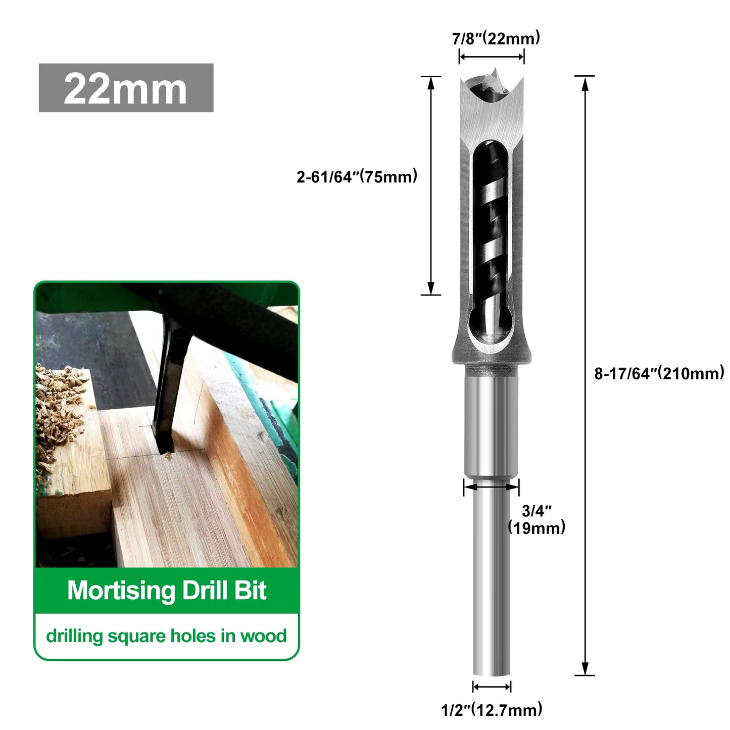 Woodworking Square Drill