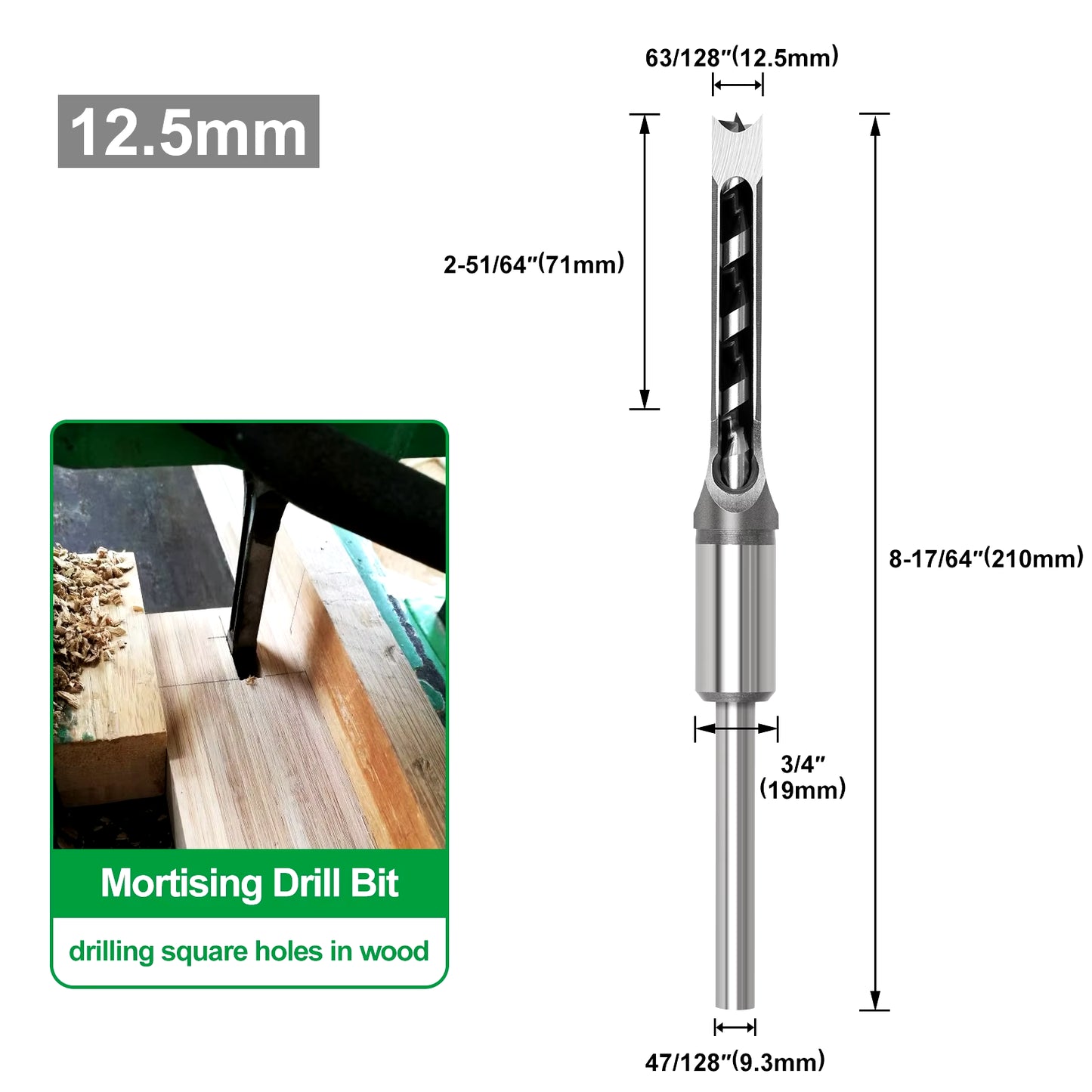 Woodworking Square Drill